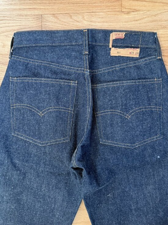 Levi's Vintage Clothing LVC 1993 Deadstock Valencia Street Selvedge Denim 29/34 - Picture 14 of 16